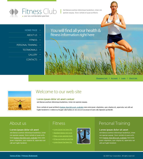 Website laten maken met Sport en Fitness 316 webdesign